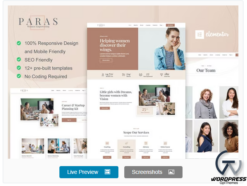Paras - Business Coach for Women Elementor Template Kit