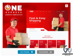 One Express - Logistics & Shipping Elementor Template Kit
