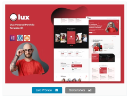 Olux – Creative Personal CV & Resume Portfolio Template Kit