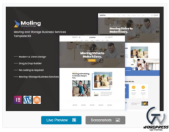 Moling - Moving and Storage Business Services Template Kit