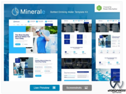 Minerale – Bottled Drinking Water Elementor Template Kit