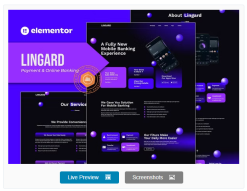 Lingard - Payment & Online Banking Elementor Template Kit