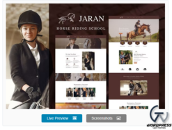 Jaran - Horse Riding School Elementor Template Kit