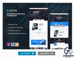 Izeetak - IT Solutions & Services Elementor Template Kit