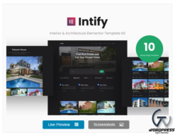 Intify - Real Estate Elementor Template Kit