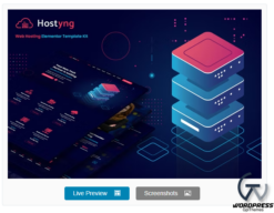 Hostyng - Web Hosting Elementor Template Kit