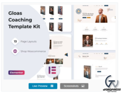 Gloas — Life Coach Online Courses Elementor Template Kit