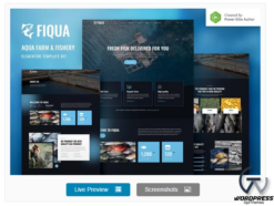 Fiqua – Aqua Farm & Fishery Services Elementor Template Kit