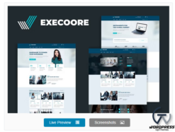 Execoore - Tech & Fintech Crypto Elementor Template Kit