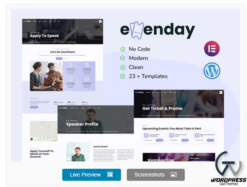 Evenday - Event Management & Expo Orgaziner Elementor Template Kit