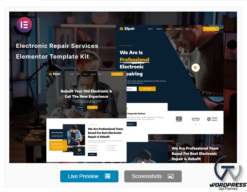 Elpair - Electronic Repair Services Elementor Template Kit
