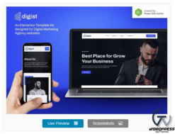 Digist – Digital Marketing Agency Elementor Template Kit