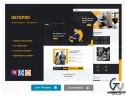 Datapro - Creativ Agency Elementor Template Kit