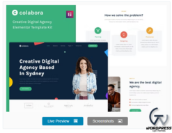 Colabora - Creative Digital Agency Elementor Template Kit