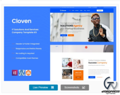 Cloven - IT Solutions & Services Company Elementor Template Kit