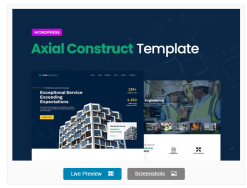 Axial – Construction Company Elementor Template Kit