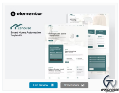 Zehouse - Smarthome Automation Elementor Template Kit