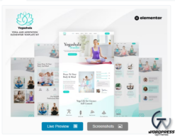 Yogashala - Yoga & Meditation Elementor Template Kit