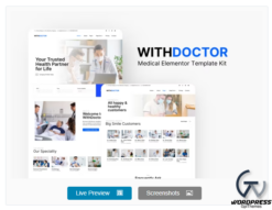 WithDoctor - Medical Elementor Template Kit