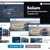 Solam - Boat Booking Elementor Pro Template Kit 3 29. 2