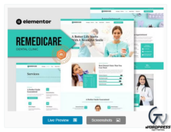 Remedicare - Dentist & Dental Clinic Template Kit