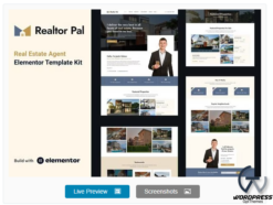 Realtor Pal - Real Estate Agent Elementor Pro Template Kit