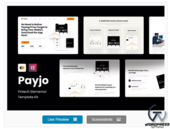 Payjo - Fintech Elementor Template Kit