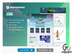 Nozzle - Game NFT Elementor Pro Template Kit