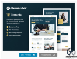 Notaria – Notary Public & Legal Services Elementor Template Kit