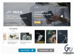 Mulk - Digital Agency Elementor Template Kit