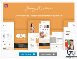 Morrison - Creative Portfolio Elementor Template Kit