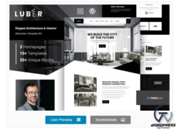 Luber - Elegant Architecture & Interior Elementor Template Kit