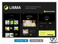 Limma - IT Solutions & Services Company Elementor Template Kit