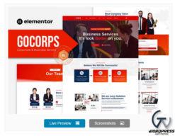Gocorps - Corporate & Business Service Elementor Kit