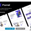 Forrel - SEO & Digital Marketing Agency Elementor Template Kit 3 7 2