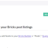 FacetWP – Bricks Builder integration 0.7 2 FacetWP %E2%80%93 Bricks Builder integration