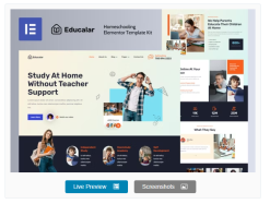 Educalar - Homeschooling Elementor Template Kit