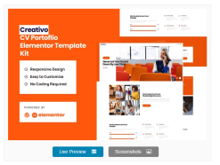 Creativo - Creative Agency Elementor Template Kit