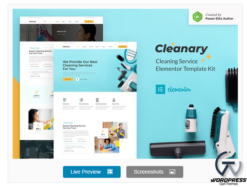 Cleanary - Cleaning Service Company Elementor Template Kit