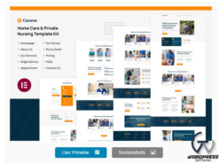 Carene - Home Care & Private Nursing Services Elementor Pro Template Kit