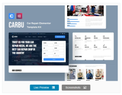 Carbu - Car Repair Elementor Template Kit