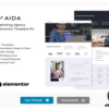 AIDA - Marketing Agency Elementor Template Kit 3 6. 5