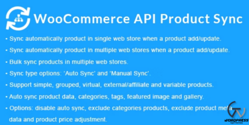 WooCommerce API Product Sync with Multiple WooCommerce Stores Shops