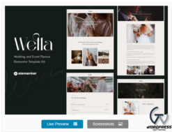 Wella - Wedding & Event Planner Elementor Template Kit