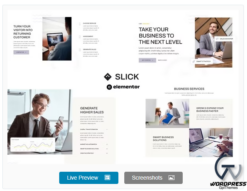 Slick - Multipurpose Business & Marketing Agency Elementor Template Kit