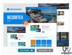 Resortex - Hotel & Resort Elementor Pro Template Kit