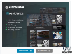 Residenza - Real Estate & Property Elementor Template Kit