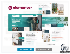 Raiou - Home Interior Design Elementor Template Kit