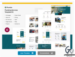 Plumble - Plumbing Services Elementor Template Kit