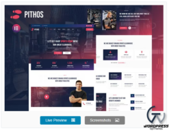 Pithos - Fitness Center & Cloubhouse Elementor Template Kit